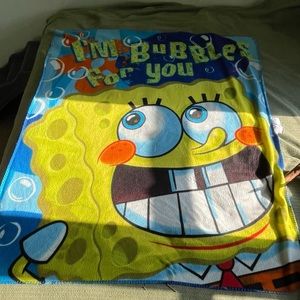Spongebob Squarepants fleece blanket